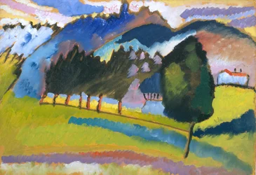 Landschaft mit Hügeln